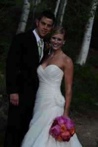 wedding photo from camera with incorrect settings