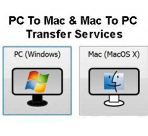 Mac to pc and PC to mac drive transfers