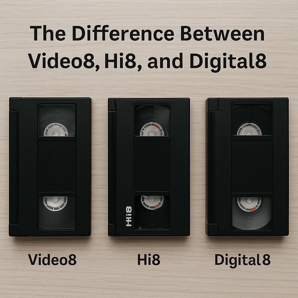 8mm Video Tapes Comparison