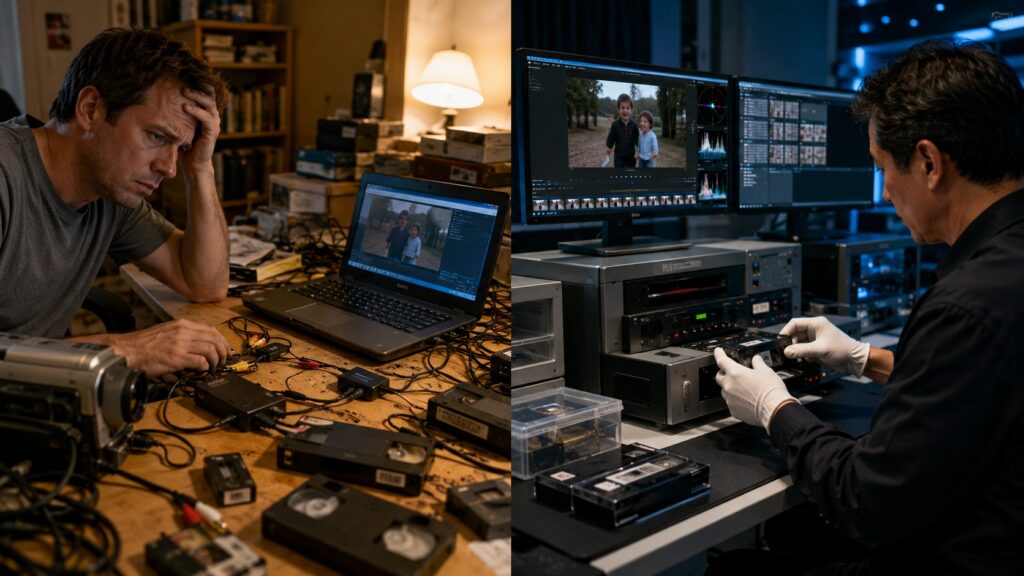 DIY vs Professional Video Conversion